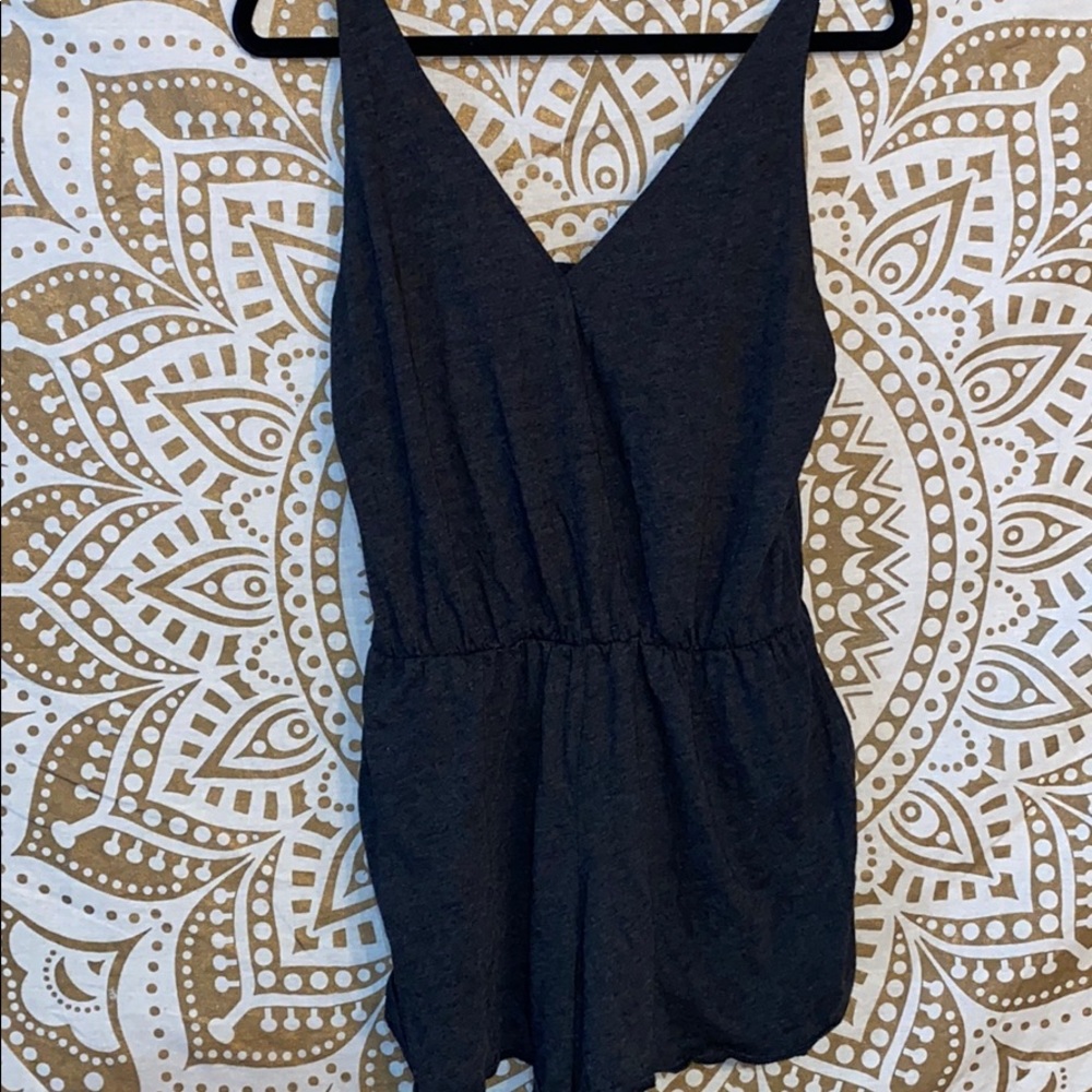 cross front romper
